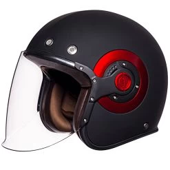 SMK Retro Jet Unicolor Helmets
