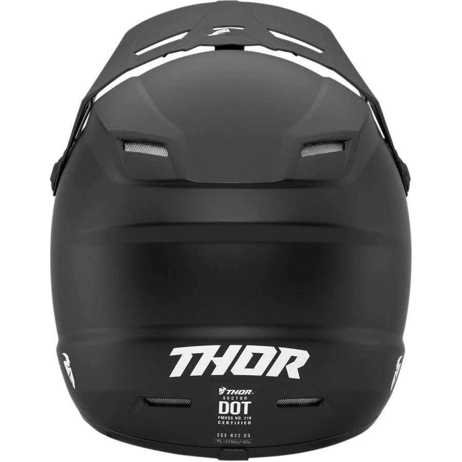 Thor Youth Sector Solid Helmets 4 Thor Youth Sector Solid Helmets - Image 4