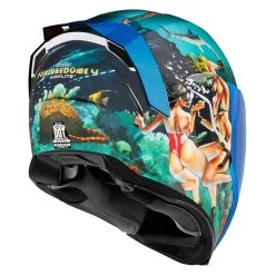 Icon Airflite Pleasuredome 4 Helmet -Best Motorcycle Equipment AirflitePleasuredome4BlueBack