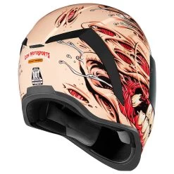 Icon Airform Facelift Helmet 8 Icon Airform Facelift Helmet -Best Motorcycle Equipment AirformFaceliftPeachBack