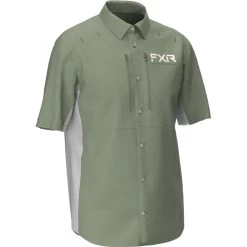 Cast Performance UPF Tech Shortsleeve Shirt -Best Motorcycle Equipment CastPerformanceUPF Shortsleeve M KhakiGrey 212041 7778 front