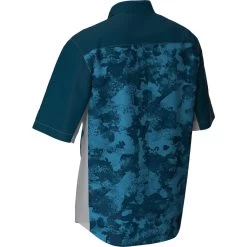 Cast Performance UPF Tech Shortsleeve Shirt -Best Motorcycle Equipment CastPerformanceUPF Shortsleeve M SlateCamoSlate 212041 4057 back