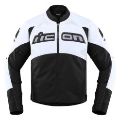 Icon Contra2 Leather Perforated Jackets -Best Motorcycle Equipment Contra2LeatherPerfJacketWhiteFront a291ad64 f43f 4011 a5be 0c2a60c9e3ca