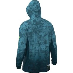 Derby UPF Pullover Hoodie -Best Motorcycle Equipment DerbyUPF Pullover BlueInkHiVis 222093 4165 back