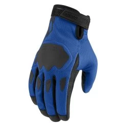Icon Hooligan CE Gloves -Best Motorcycle Equipment HooliganCEGloveBlueBack