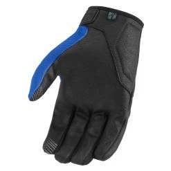 Icon Hooligan CE Gloves -Best Motorcycle Equipment HooliganCEGloveBluePalm