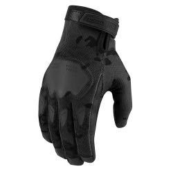 Icon Hooligan CE Gloves -Best Motorcycle Equipment HooliganCEGloveDarkCamoBack