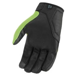 Icon Hooligan CE Gloves -Best Motorcycle Equipment HooliganCEGloveGreenPalm