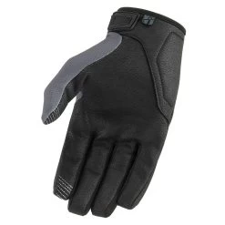 Icon Hooligan CE Gloves -Best Motorcycle Equipment HooliganCEGloveGreyPalm