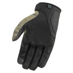 Icon Hooligan CE Gloves -Best Motorcycle Equipment HooliganCEGloveTanCamoPalm