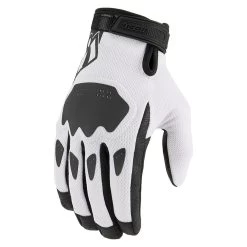 Icon Hooligan CE Gloves -Best Motorcycle Equipment HooliganCEGloveWhiteBack
