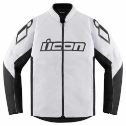 Icon Hooligan CE Jacket -Best Motorcycle Equipment HooliganCEJacketWhiteFront