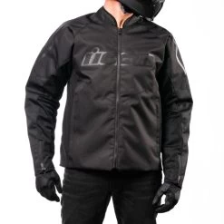 Icon Hooligan CE Jacket -Best Motorcycle Equipment HooliganCEJacket Black Front