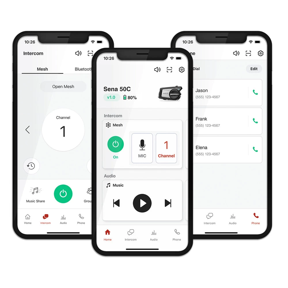 Sena 50C Mesh Intercom And Camera - Quantum Series 5 Sena 50C Mesh Intercom And Camera - Quantum Series - Image 5