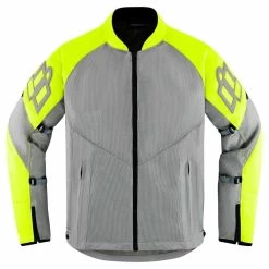 Icon Mesh AF Jackets 16 Icon Mesh AF Jackets -Best Motorcycle Equipment MeshAFJacketHiVizFront