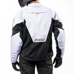 Icon Mesh AF Jackets 23 Icon Mesh AF Jackets -Best Motorcycle Equipment MeshAFJacket White Back