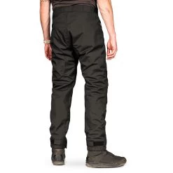 Icon PDX3 Waterproof Overpants 15 Icon PDX3 Waterproof Overpants -Best Motorcycle Equipment PDX3Overpant Black Back