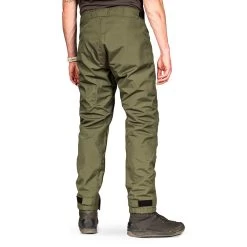 Icon PDX3 Waterproof Overpants 19 Icon PDX3 Waterproof Overpants -Best Motorcycle Equipment PDX3Overpant Olive Back