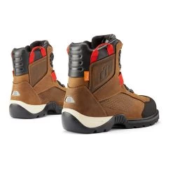 Icon Stormhawk Waterproof Boots -Best Motorcycle Equipment StormhawkWPBootBrownBack
