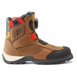 Icon Stormhawk Waterproof Boots -Best Motorcycle Equipment StormhawkWPBootBrownProfile