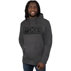 Unisex Podium Tech Pullover Hoodie -Best Motorcycle Equipment UnisexPodiumTechPOHoodie M CharBlack 231120 0810 front