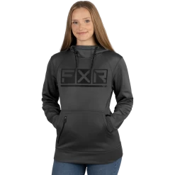 Unisex Podium Tech Pullover Hoodie -Best Motorcycle Equipment UnisexPodiumTechPOHoodie W CharBlack 231120 0810 front
