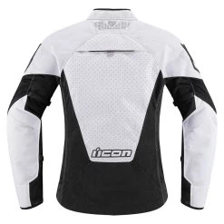 Icon Mesh AF Women's Jacket 14 Icon Mesh AF Women's Jacket -Best Motorcycle Equipment WmnsMeshAFCEJacketWhiteBack