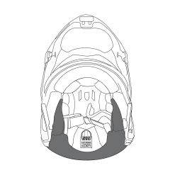 AGV Sportmodular Cheek Pads (Pair)