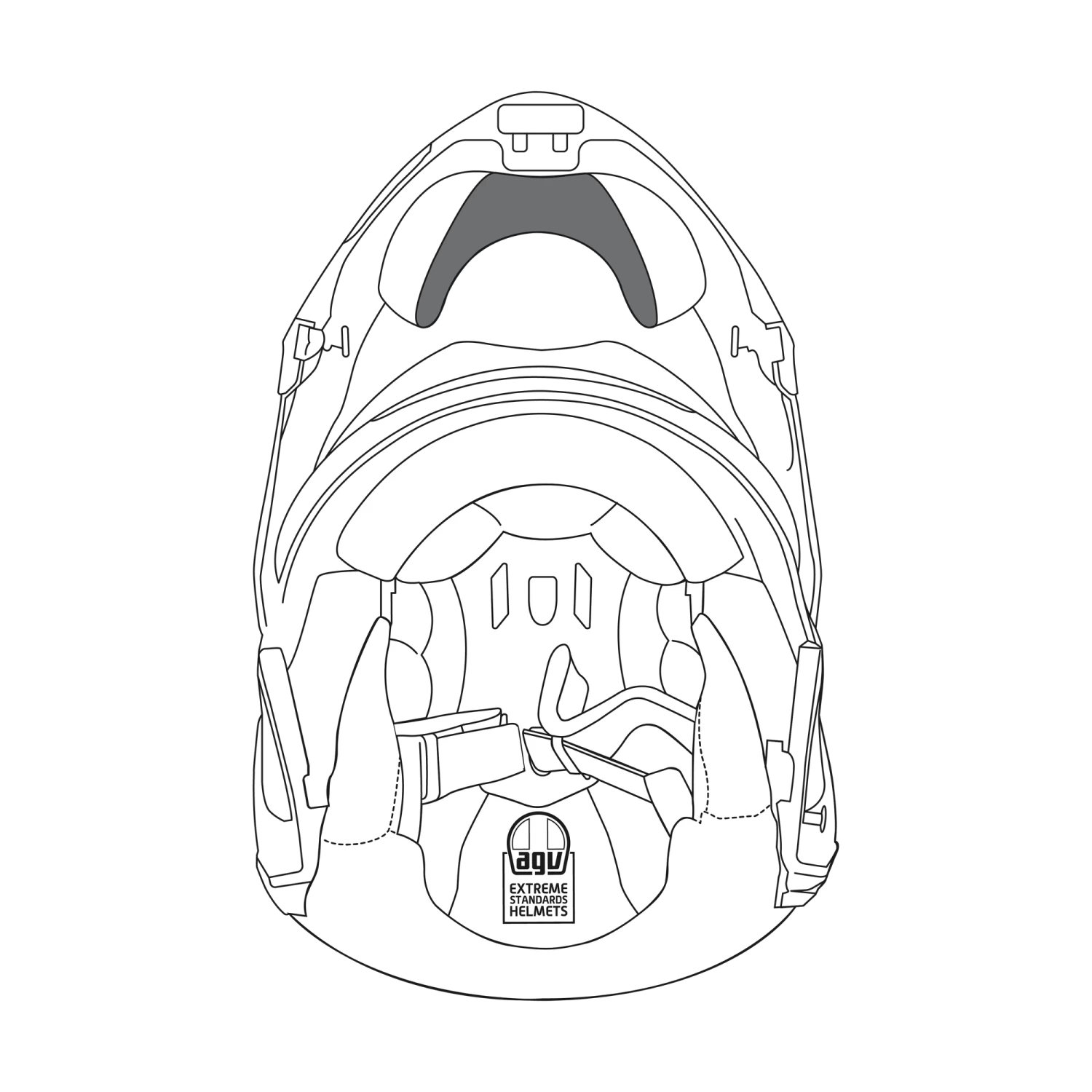 AGV Sportmodular Wind Protector 1 AGV Sportmodular Wind Protector