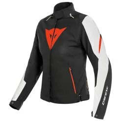Dainese Laguna Seca 3 D-Dry Lady Jacket -Best Motorcycle Equipment dainese laguna seca 3 d dry lady jacket womens motorcycle jackets dainese whitefluo redblack 38 135701