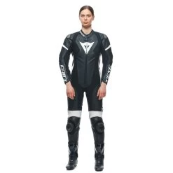 Dainese Grobnik One Piece Perf. Lady Suit -Best Motorcycle Equipment grobnik lady leather 1pc suit perf black black white 3e437fe5 e541 4db6 aa4c e50158453ded