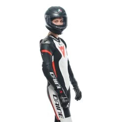 Dainese Grobnik One Piece Perf. Lady Suit -Best Motorcycle Equipment grobnik lady leather 1pc suit perf black white fluo red 178af6a5 4b12 49a9 bf64 a4154f6f7a35