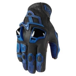 Icon Hypersport Short Gloves -Best Motorcycle Equipment icon hypersport short gloves mens motorcycle gloves icon blue s 375487