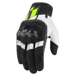 Icon Overlord Gloves -Best Motorcycle Equipment icon overlord gloves mens motorcycle gloves icon hi viz sm 591113