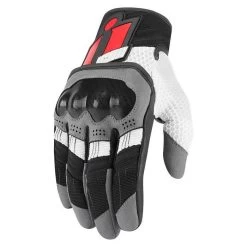 Icon Overlord Gloves -Best Motorcycle Equipment icon overlord gloves mens motorcycle gloves icon red sm 287004