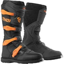Thor Blitz XP Boots -Best Motorcycle Equipment thor blitz xp boots motocross boots thor charcoalorange 7 776665